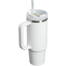 Термокружка Stanley Quencher H2.0 0,88 л с трубочкой, белая (10-11912-083)